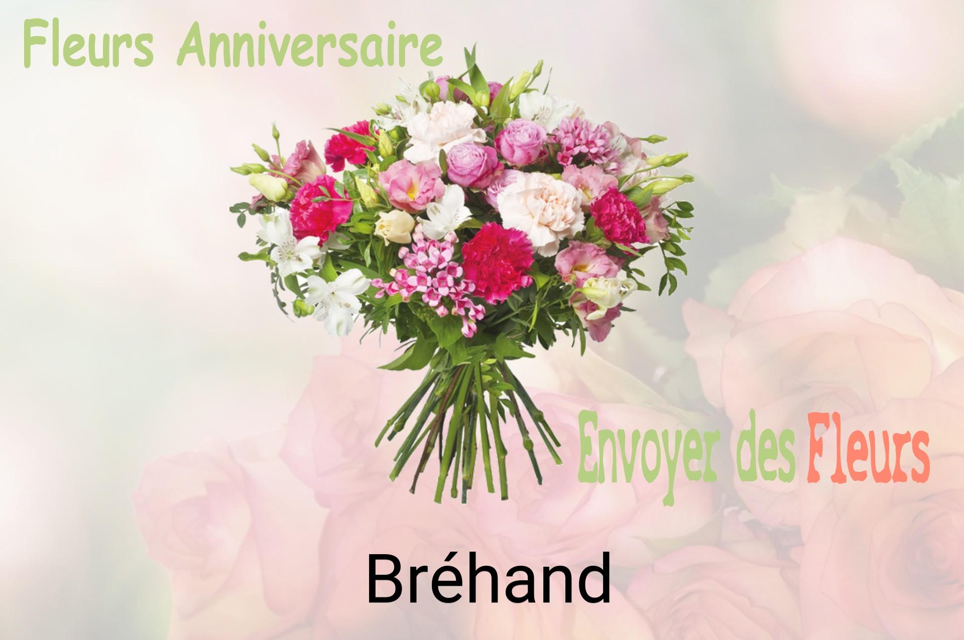 Bouquet de fleurs d’anniversaire livré à Bréhand