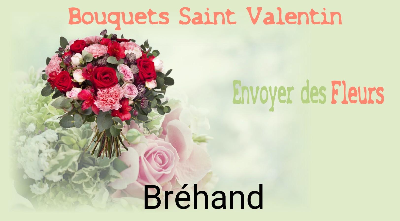 Roses de Saint-Valentin livrées à Bréhand